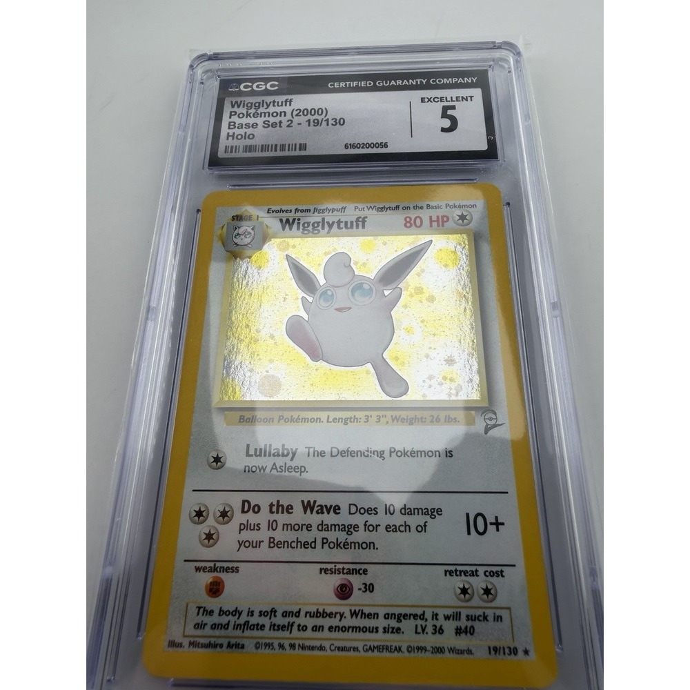 Wigglytuff Pokémon (2000) Base Set 2 - 19/130 Holo